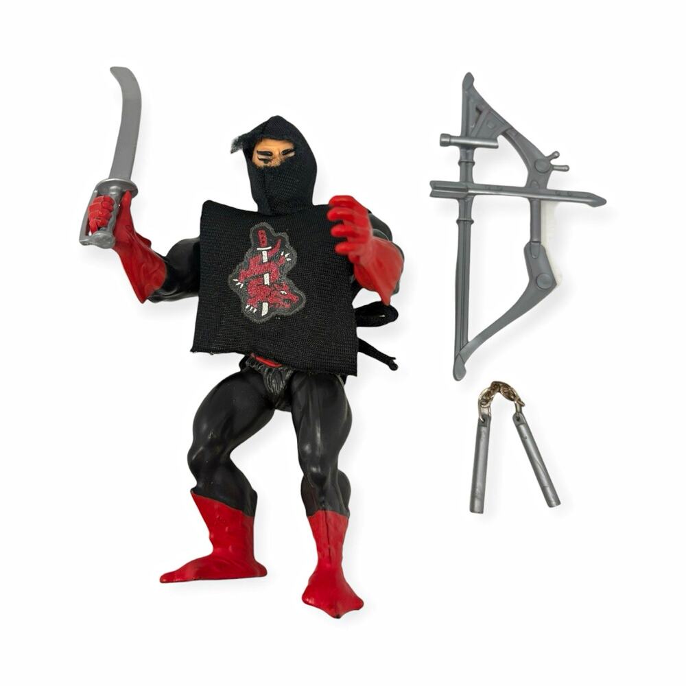 Vintage 1987 MOTU Ninjor Complete Figure He-Man Masters of the Universe Weapons